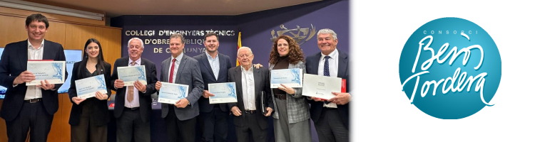 El Consorcio Bes&ograve;s Tordera recibe un Premio del Agua 2026 por el servicio de suministro de agua regenerada durante la sequ&iacute;a