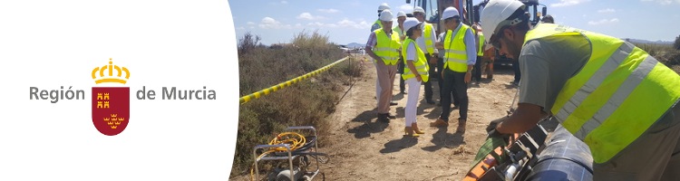 Murcia agiliza las obras de la conducción de la Rambla del Albujón para conseguir el objetivo de "Vertido Cero" al Mar Menor