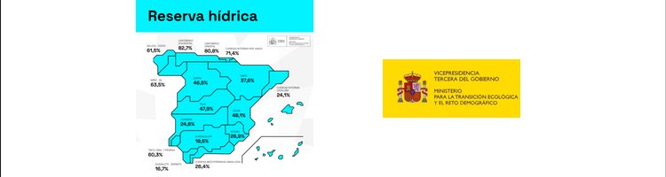 La reserva hídrica española se encuentra al 37,6 por ciento de su capacidad