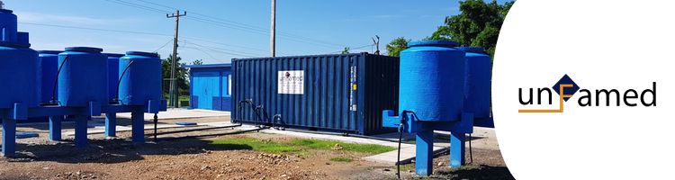 UNFAMED FABRICANTES AGUA, concluye la instalación y puesta en marcha de la potabilizadora de Salvial en Cauto Cristo - Cuba