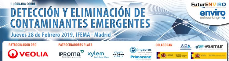 "II Jornada sobre Detección y Eliminación de Contaminantes Emergentes" el 28 de febrero en SIGA 2019