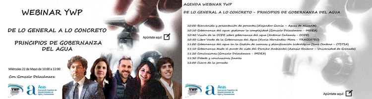 Webinar gratuita: "De lo general a lo concreto; principios de la gobernanza del agua"