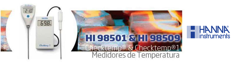 HANNA INSTRUMENTS presenta sus nuevos termómetros digitales con tecnología Checktemp