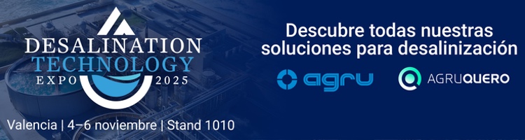 QUERO acompañará a AGRU en "DesalTech 2025" en Feria Valencia del 04 al 06 de noviembre
