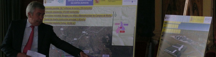 ACUAES recibe 35 ofertas para ejecutar las obras del Anillo de Abastecimiento y Depósitos de Agua Potable de Cortes en Burgos