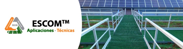 La versatilidad de los compuestos PRFV de ESCOM™ facilita el montaje en cubiertas y tejados industriales