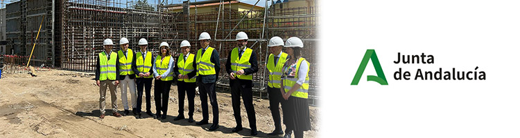 Carmen Crespo realiza una visita técnica a las obras de la nueva EDAR de Pozoblanco en Córdoba