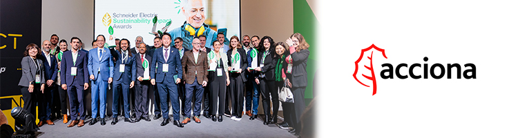 ACCIONA, reconocida en los Sustainability Impact Awards de Schneider Electric