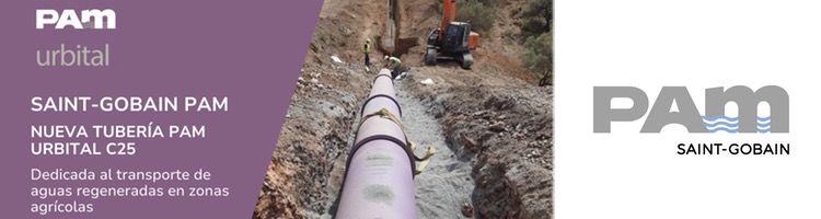 Saint-Gobain PAM lanza su nueva tubería PAM URBITAL C25 para el transporte de aguas regeneradas en agricultura