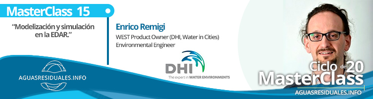 DHI patrocina y presenta su software WEST en la MasterClass 15 sobre "Modelado y Simulación de la EDAR"