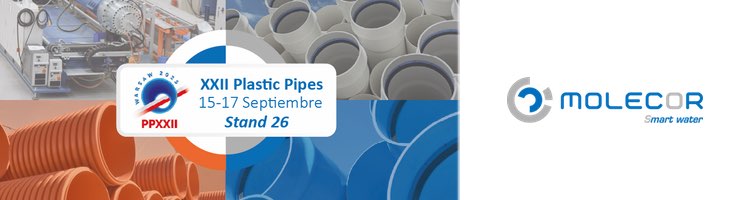 Molecor presentará la tubería TR6® y celebrará los 30 años de la tubería corrugada SANECOR® en Conferencia Plastic Pipes XXII en Varsovia