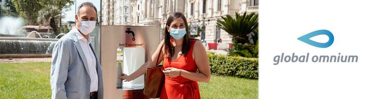 Valencia estrena una nueva generación de fuentes públicas de agua fresca con todas las medidas frente al COVID 19