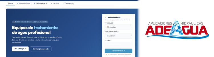 Nueva tienda online de tratamiento de agua: soluciones profesionales al alcance de tu instalaci&oacute;n