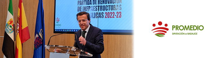 PROMEDIO aporta 715.000 € a los municipios de Badajoz para la mejora de sus redes de abastecimiento de agua