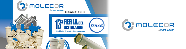 Molecor presentará sus últimas novedades de producto en la 13ª Feria del Instalador de Coplasa