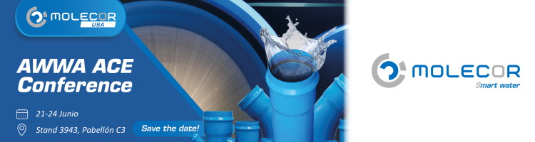 Molecor USA participar&aacute; en AWWA ACE Conference, la mayor conferencia del sector del agua de Estados Unido
