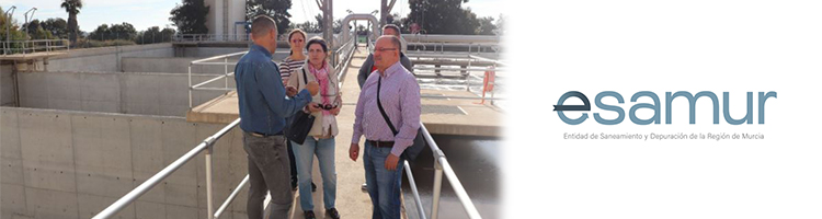 Galasa se interesa por la tecnología de regeneración de agua de la EDAR de San Pedro del Pinatar en Murcia
