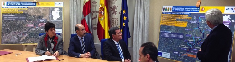 El MAGRAMA invierte 13 millones de euros en las obras de los colectores del río Ubierna y río Vena en Burgos