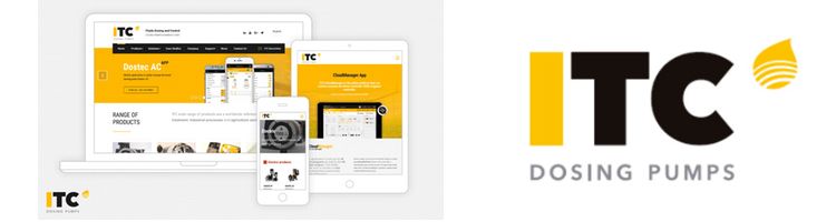 ITC Dosing Pumps estrena web y logo con motivo de su 25º Aniversario