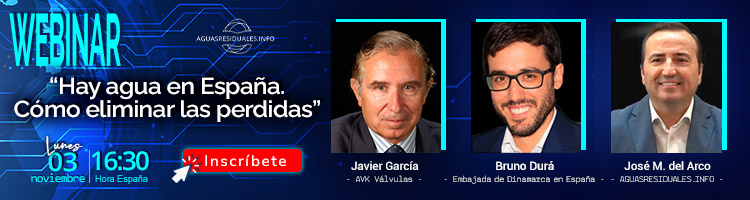 Inscríbete en el Webinar Técnico "Hay agua en España. Cómo eliminar las perdidas" con AVK Válvulas