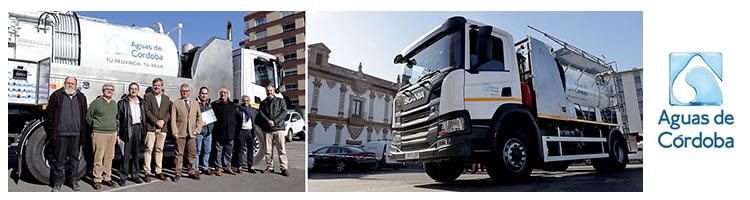 Aguas de Córdoba recepciona un nuevo equipo mixto de limpieza