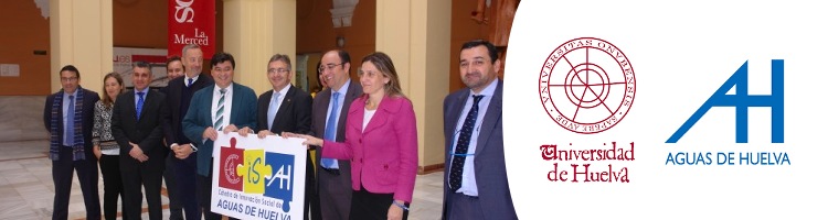 La Universidad y Aguas de Huelva crean una cátedra para la innovación social y operativa del agua