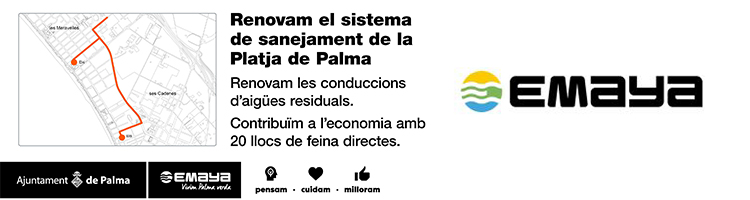 Comienzan las obras de renovación integral del sistema de saneamiento de la zona de la Playa de Palma