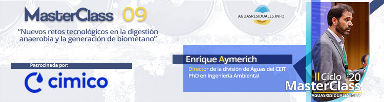 CIMICO presentará sus servicios y soluciones en la MasterClass 09 "Nuevos retos tecnológicos en la digestión anaerobia y la generación de biometano"