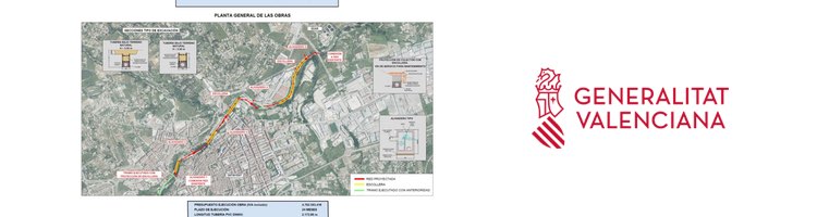 La Generalitat Valenciana arranca las obras del nuevo colector general de Ontinyent con una inversión de casi 5 M€