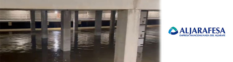 El tanque de tormentas de Tomares alcanza su máximo histórico con 13 millones de litros almacenados en un día