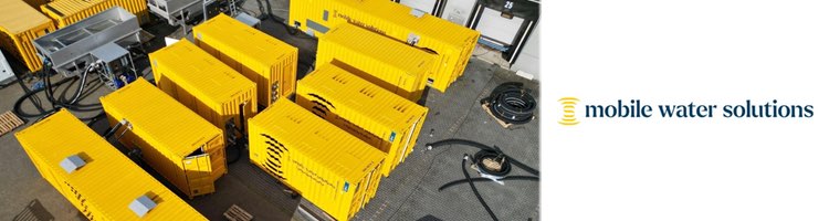 Mobile Water Solutions incorpora a su flota la SWRO 50C; plantas móviles de ósmosis inversa para desalinización