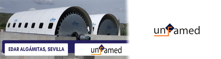 Unfamed Fabricantes ha instalado los biodiscos de la futura EDAR de Algámitas en Sevilla