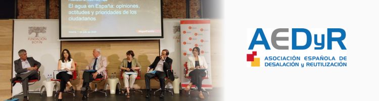 AEDyR aboga por un Pacto Nacional del Agua en el que la desalación y la reutilización sean considerados recursos estructurales complementarios