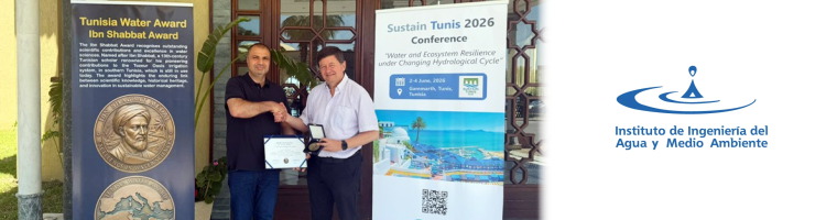 Jaime G&oacute;mez, distinguido en la primera edici&oacute;n del Tunisia Water Award 2026 por su trayectoria cient&iacute;fica de excelencia