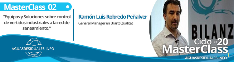 Ramón Robledo presentará las soluciones de Bilanz Qualitat en la MasterClass 2 sobre control de vertidos industriales