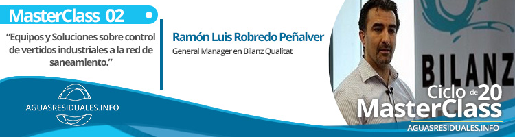 Ramón Robredo presentará las soluciones de Bilanz Qualitat en la MasterClass 2 sobre control de vertidos industriales