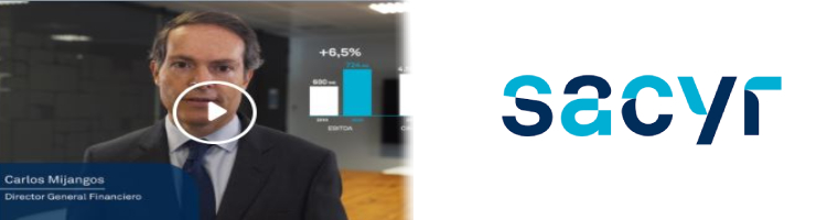 Sacyr eleva el 6,5% su subida hasta 724 millones de euros