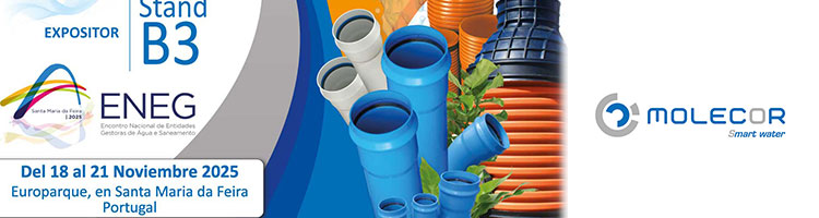 Molecor regresa a ENEG 2025, el mayor evento del sector del agua en Portugal