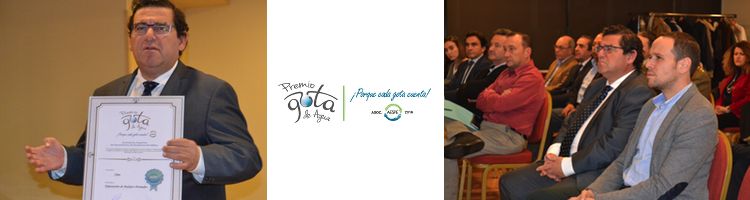 PROMEDIO recibe el premio Gota de Agua de Oro de manos de AESPE