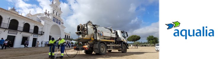 Aqualia prevé un consumo de 53 millones de litros de agua en El Rocío, un incremento del 10% respecto al año anterior