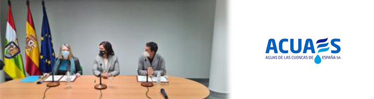 ACUAES y el Consorcio de Aguas de la Rioja firman una convenio de 19,3 M€ para la ejecución del emisario del Bajo Iregua