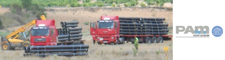 SAINT-GOBAIN PAM España participa en el abastecimiento a los municipios del río Iregua en La Rioja