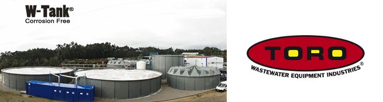 Toro Equipment suministra 8 tanques W-Tank® para la EDAR de una industria cárnica en Portugal