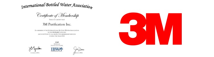 3M Purificación recibe la certificación de la International Bottled Water Association