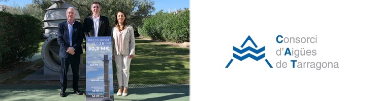 El Consorcio de Aguas de Tarragona aprueba un presupuesto de 50,3 millones de euros para 2026