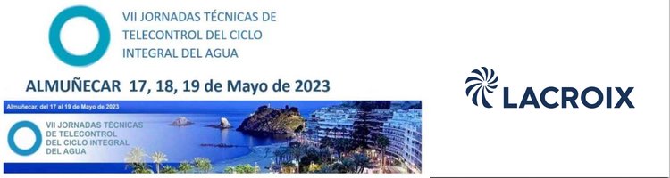 LACROIX patrocina las "VII Jornadas Técnicas de Telecontrol del Ciclo Integral del Agua" del 17 al 19 de mayo en Almuñécar
