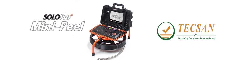 Solopro+, el equipo de inspección CCTV de tuberías con sistema de empuje manual de TECSAN