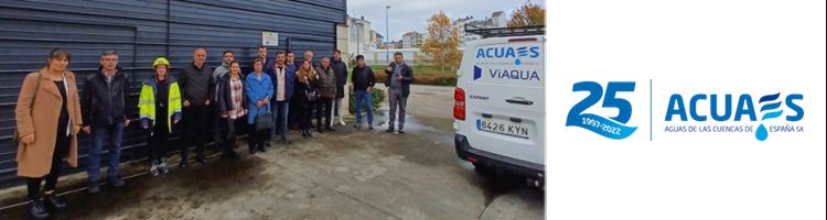 Una delegación del Gobierno turco visita las obras de Interceptores Generales de la Margen Derecha de Ferrol