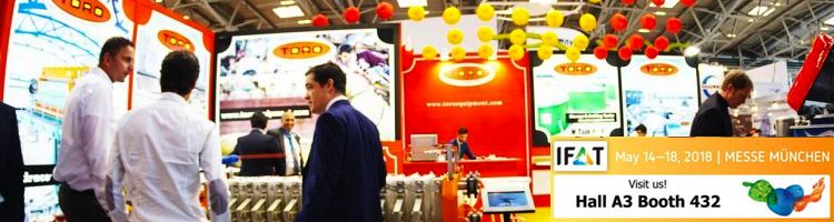Toro Equipment estará presente un año más en IFAT 2018