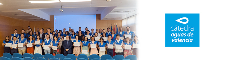 La Cátedra ha participado en la ceremonia de graduación del "Máster en Ingeniería Hidráulica y Medio Ambiente" de la UPV